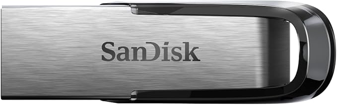 SanDisk Ultra Flair USB 3.0 Flash-Laufwerk 128 GB (robustes und elegantes Metallgehäuse, Passwortschutz, 150 MB/s Lesen) Schwarz