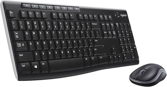 Logitech MK270 Combo Tastatur und kabellose Maus kabellosem Nano-Empfänger (QWERTZ- Deutsches Tastaturlayout) schwarz