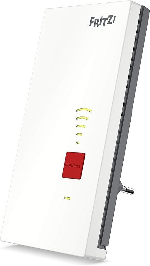 FRITZ!Repeater 2400 (Dual-WLAN AC + N bis zu 1.733 MBit/s (5GHz) + 600 MBit/s(2,4 GHz), 1x Gigabit-LAN, deutschsprachige Version)